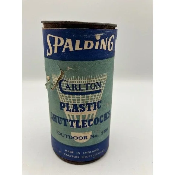 Spalding Carlton Plastic Shuttlecocks Outdoor No. 156 Vintage‎ Badminton - Picture 3 of 7